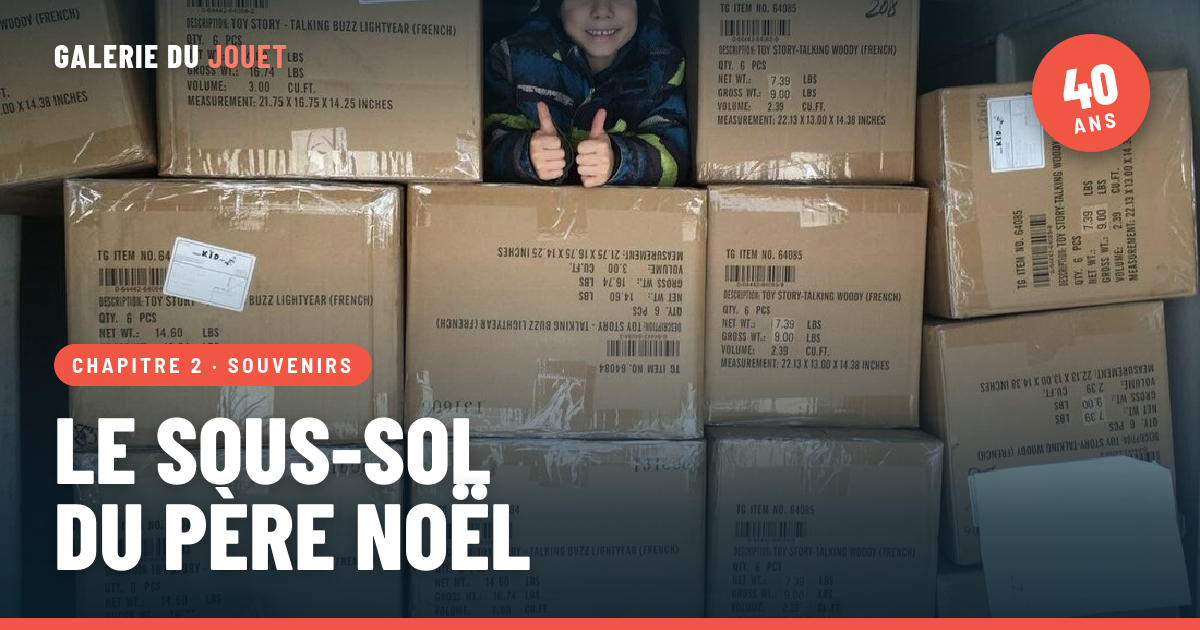 Le sous-sol du Père Noël (40 ans, chapitre 2)