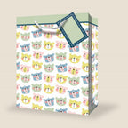 JUMBO GIFT BAG - ASSORTED DESIGNS IN QUALITY LAMINATED CARDBOARD