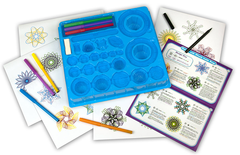 SPIROGRAPH - ENSEMBLE DE SPIROGRAPHE DESSINS