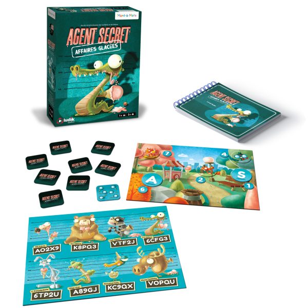 SECRET AGENT GAME - FROZEN CASES