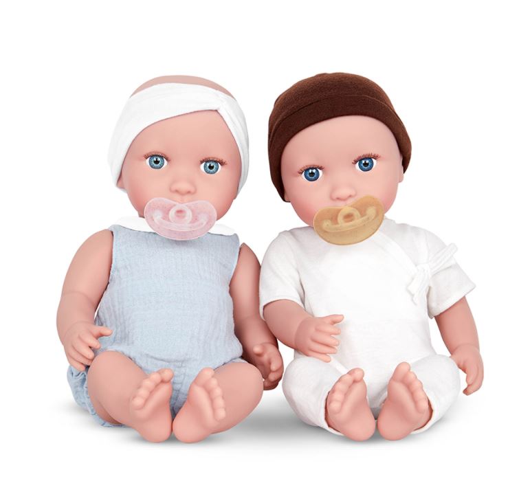 BABI - JUMEAUX DE 35.5 CM AVEC SUCES