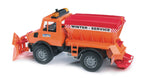BRUDER - ORANGE SNOW PLOW #02572