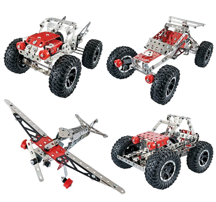 CONSTRUCTOR - SET OF 6 MODELS IN 1 - 288 PIECES (MECCANO)