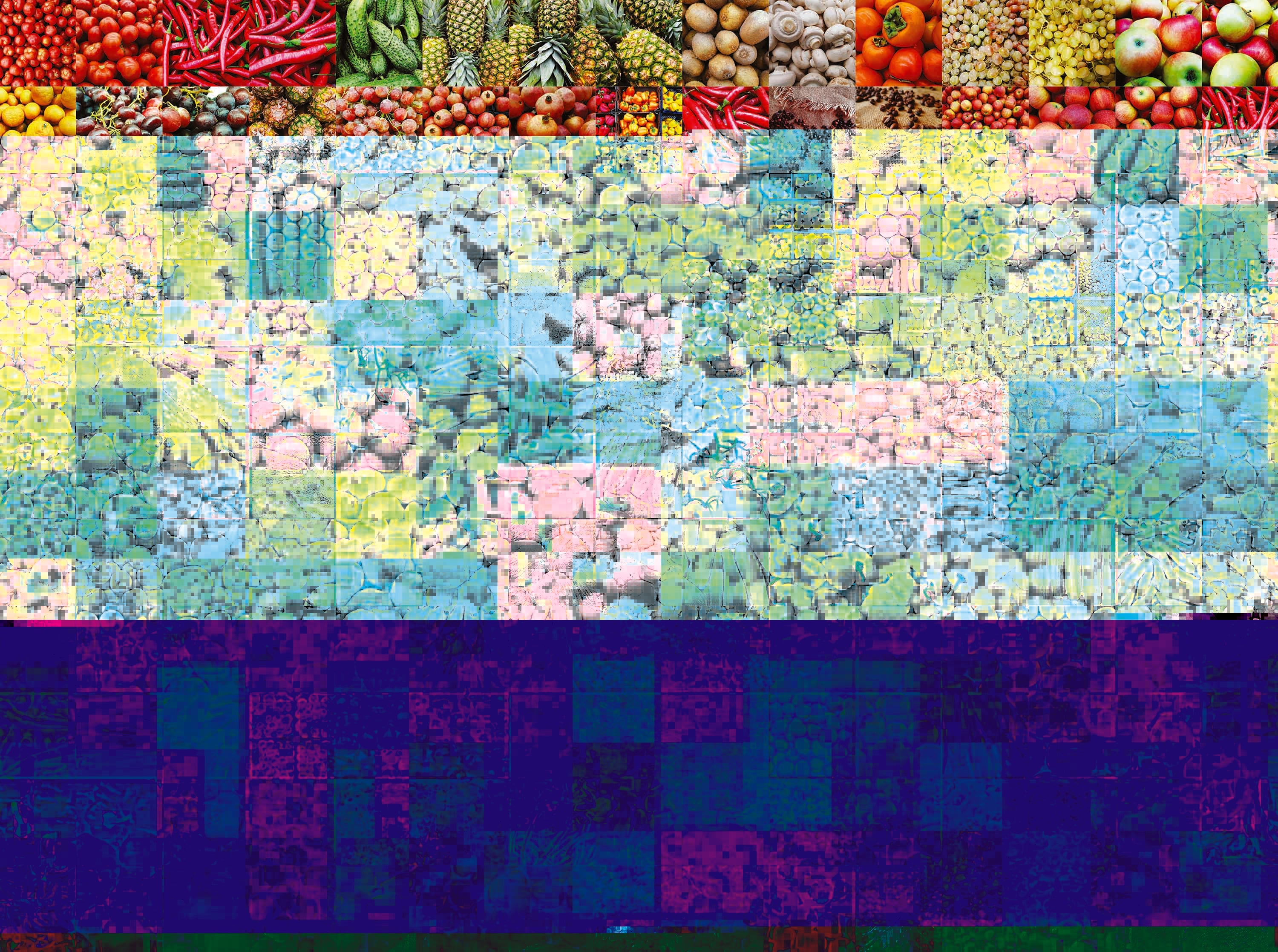 JIGSAW PUZZLE 750 OR 1000 PIECES - COLORFUL COLLAGES ASST
