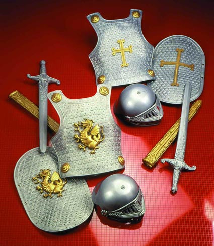 ENSEMBLE D'ARMURE MÉDIÉVALE ASST