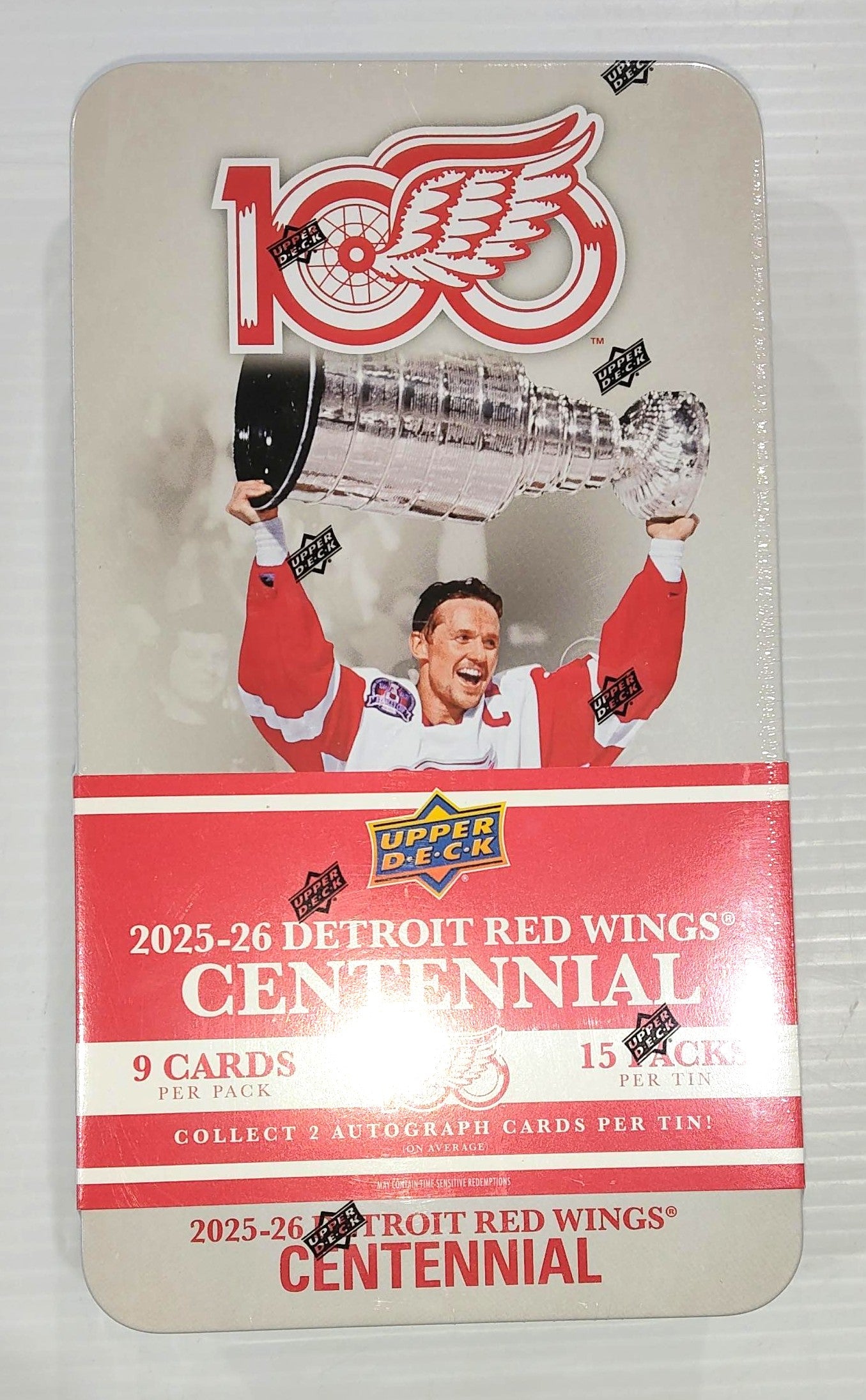 HOCKEY CARDS - UPPER-DECK DETROIT RED WINGS CENTENNIAL 25/26