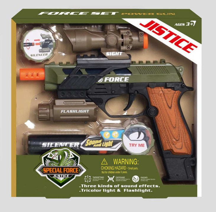 ENSEMBLE D'AGENT SECRET AVEC PISOLET ET ACCESSOIRES
