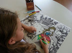 CC24 COLORING PLACEMAT - PRINCE AND PRINCESS CC23