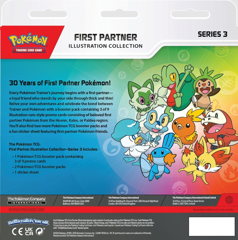 POKÉMON CARDS - POKEMON FIRST PARTNER ILLUSTRATION COLLECTION SERIES 3 (EN)