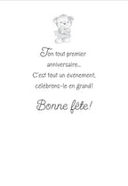 1 AN - CHÈRE PETITE... TU AS 1 AN AUJOURD'HUI! - DE MILLBROOK