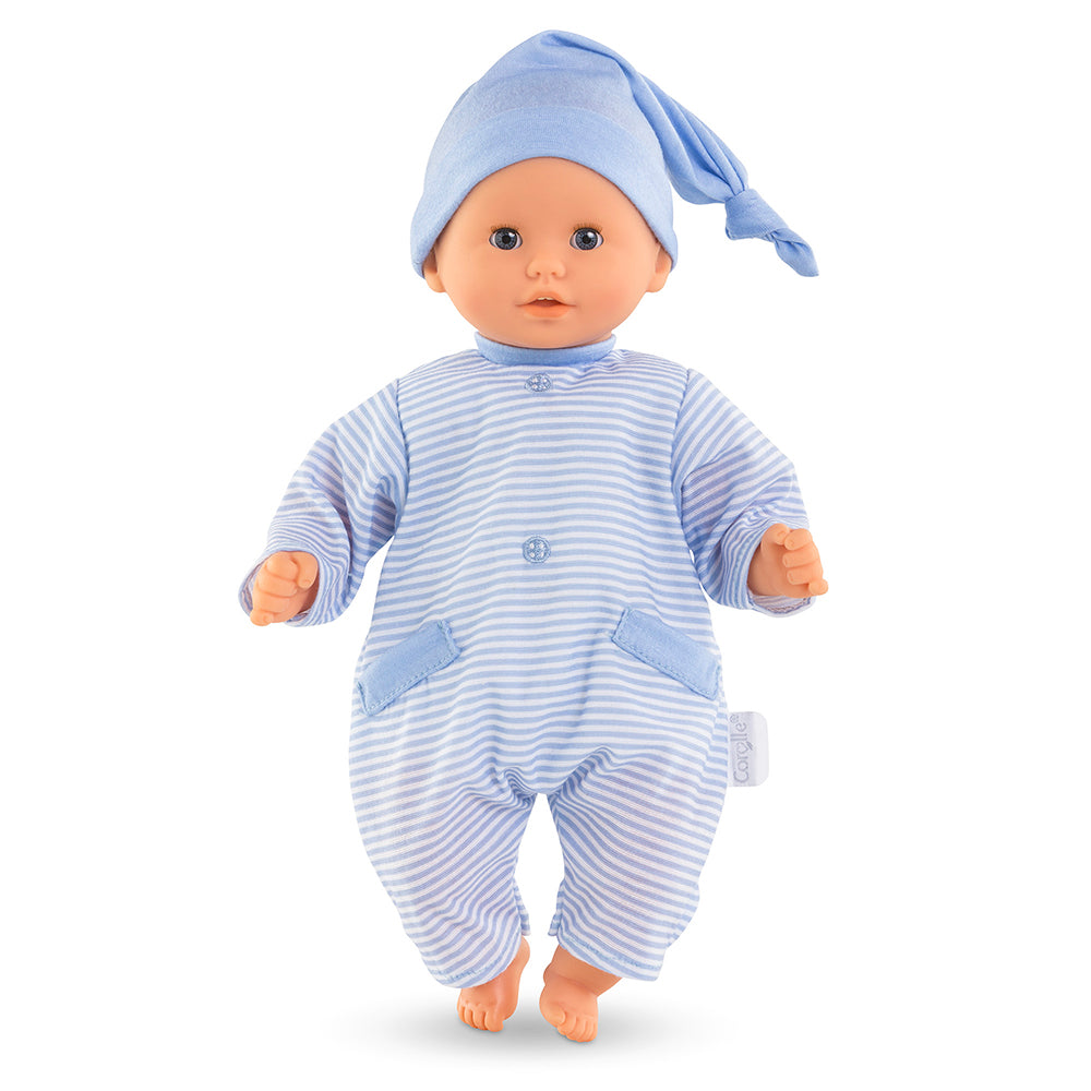 COROLLE - MON PREMIER POUPON - BÉBÉ CALIN - CHARMEUR BLEU CIEL 30 CM (11.8")