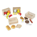 MELISSA AND DOUG - WOODEN FOOD SET