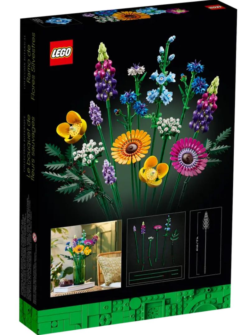 LEGO BOTANICALS - WILD FLOWER BOUQUET BOTANICAL #10313