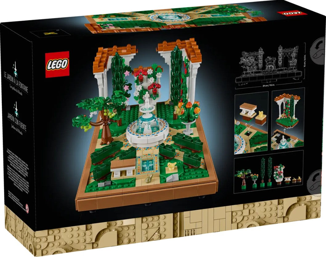 LEGO ICONS - LE JARDIN À LA FONTAINE #10359