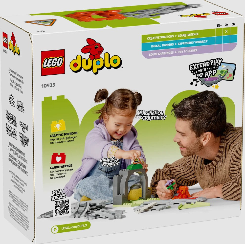 LEGO DUPLO - TUNNEL AND TRAIN TRACK EXPANSION SET #10425