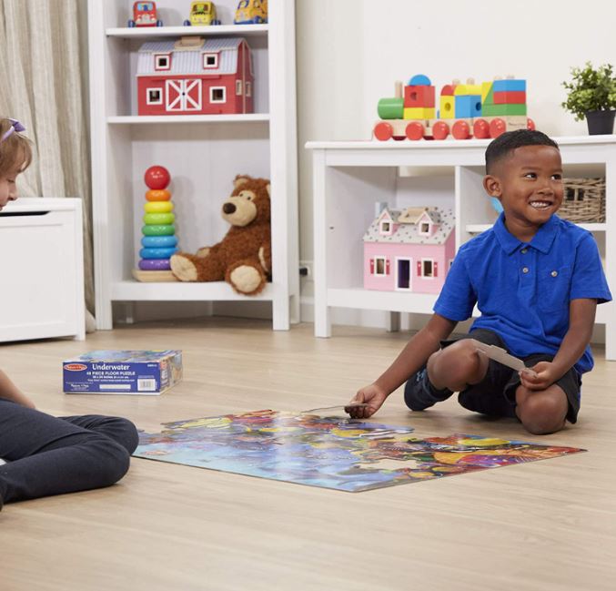 MELISSA AND DOUG FLOOR PUZZLE 48 PIECES - OCEAN