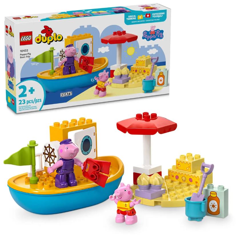 LEGO DUPLO - LE VOYAGE EN BATEAU DE PEPPA COCHON #10432