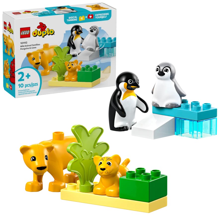 LEGO DUPLO - WILD ANIMAL FAMILIES: PENGUINS AND LIONS #10442