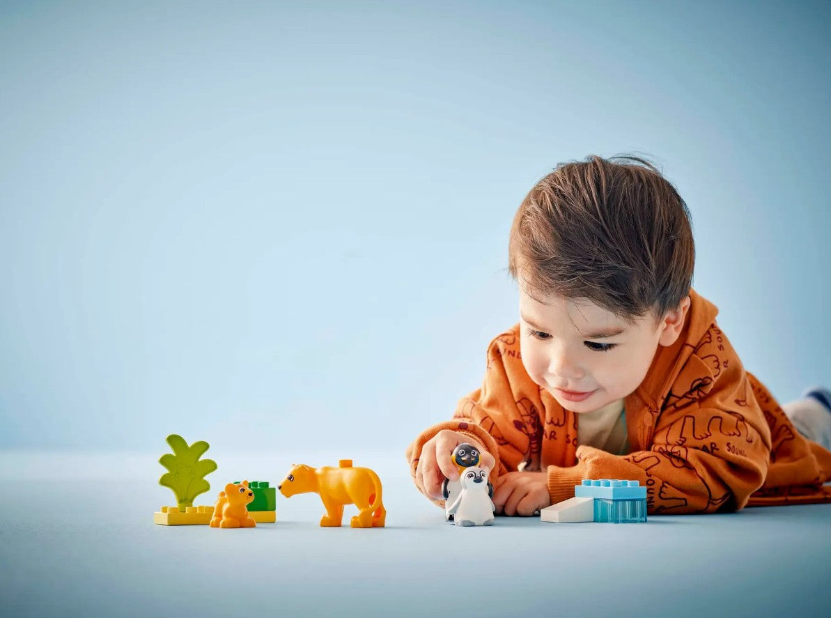 LEGO DUPLO - WILD ANIMAL FAMILIES: PENGUINS AND LIONS #10442
