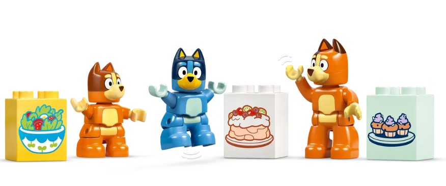 LEGO DUPLO - LA MAISON DE LA FAMILLE DE BLUEY AVEC JEU DE MÉMOIRE #10459