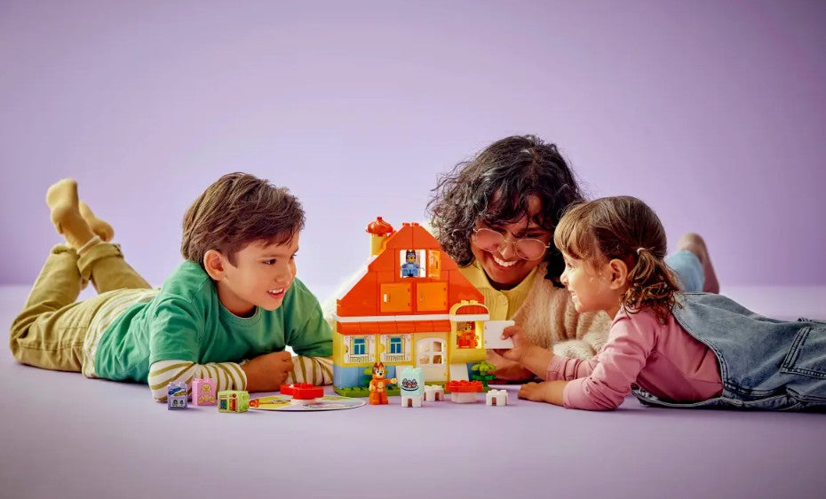 LEGO DUPLO - LA MAISON DE LA FAMILLE DE BLUEY AVEC JEU DE MÉMOIRE #10459