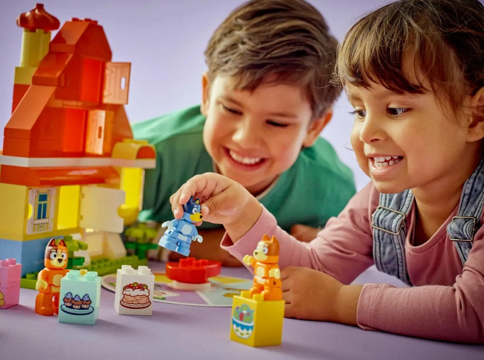 LEGO DUPLO - LA MAISON DE LA FAMILLE DE BLUEY AVEC JEU DE MÉMOIRE #10459