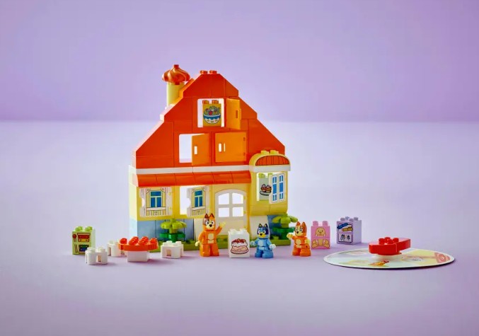 LEGO DUPLO - LA MAISON DE LA FAMILLE DE BLUEY AVEC JEU DE MÉMOIRE #10459