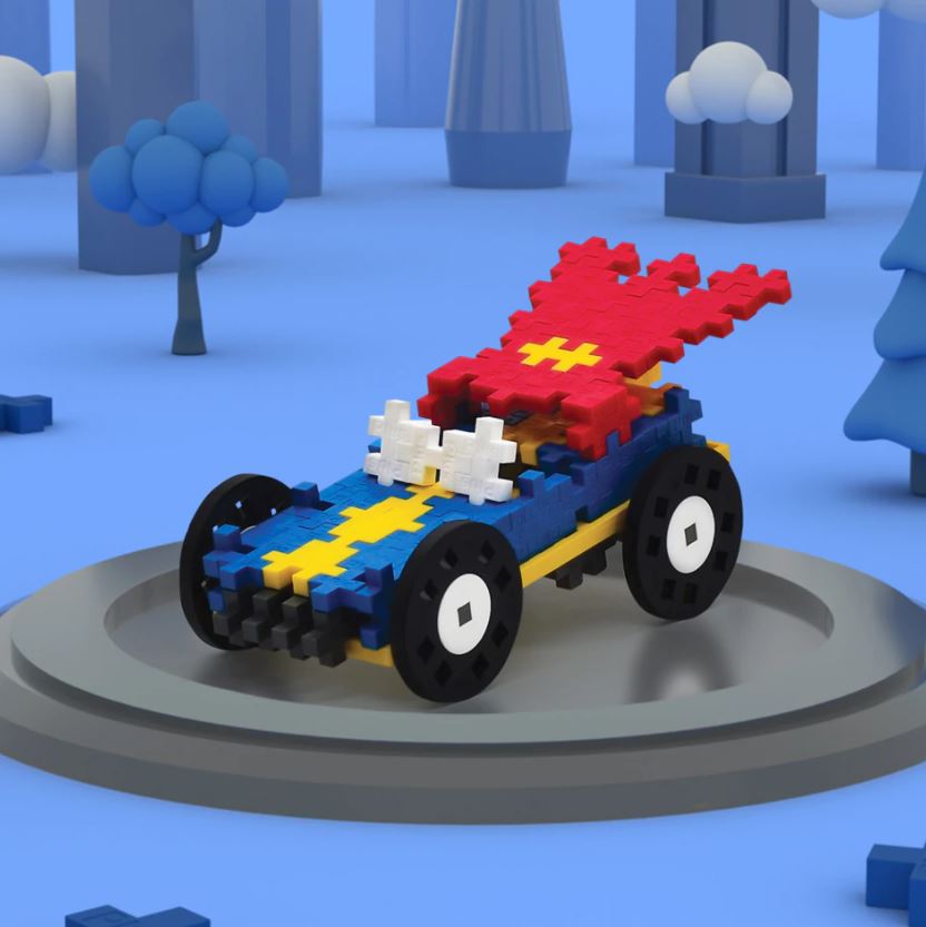 PLUS-PLUS BLOCKS - GO! TUBE - SUPERHERO CAR
