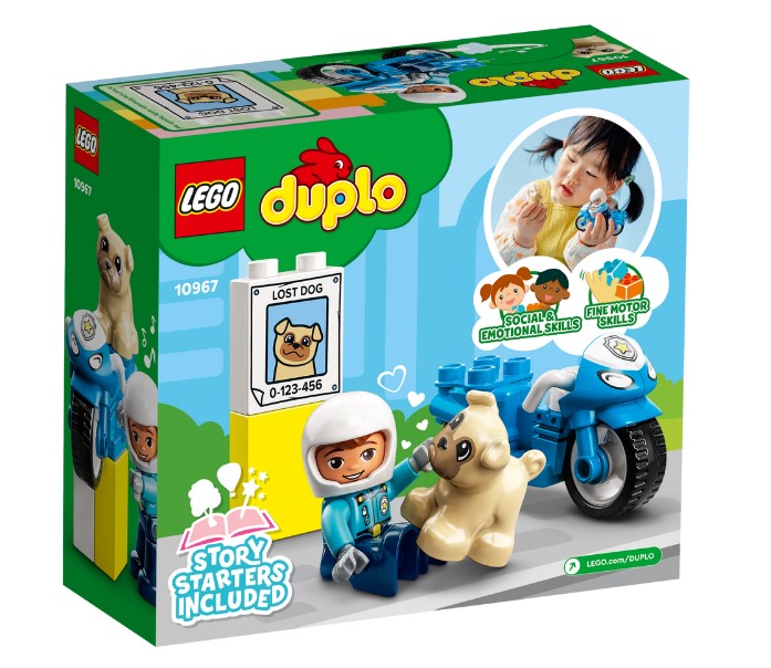 LEGO DUPLO - POLICE MOTORBIKE #10967