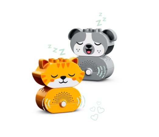 LEGO DUPLO MY FIRST - MES PREMIERS CHIOT ET CHATON AVEC EFFETS #10977