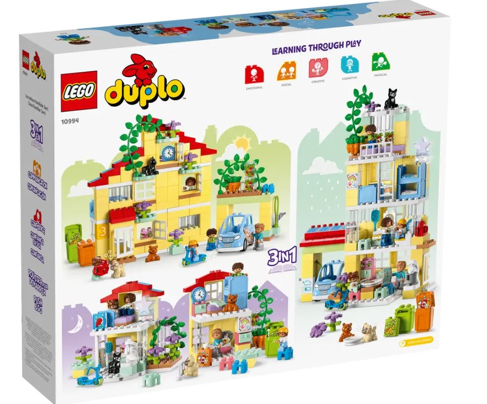 LEGO DUPLO - 3-IN-1 FAMILY HOUSE #10994