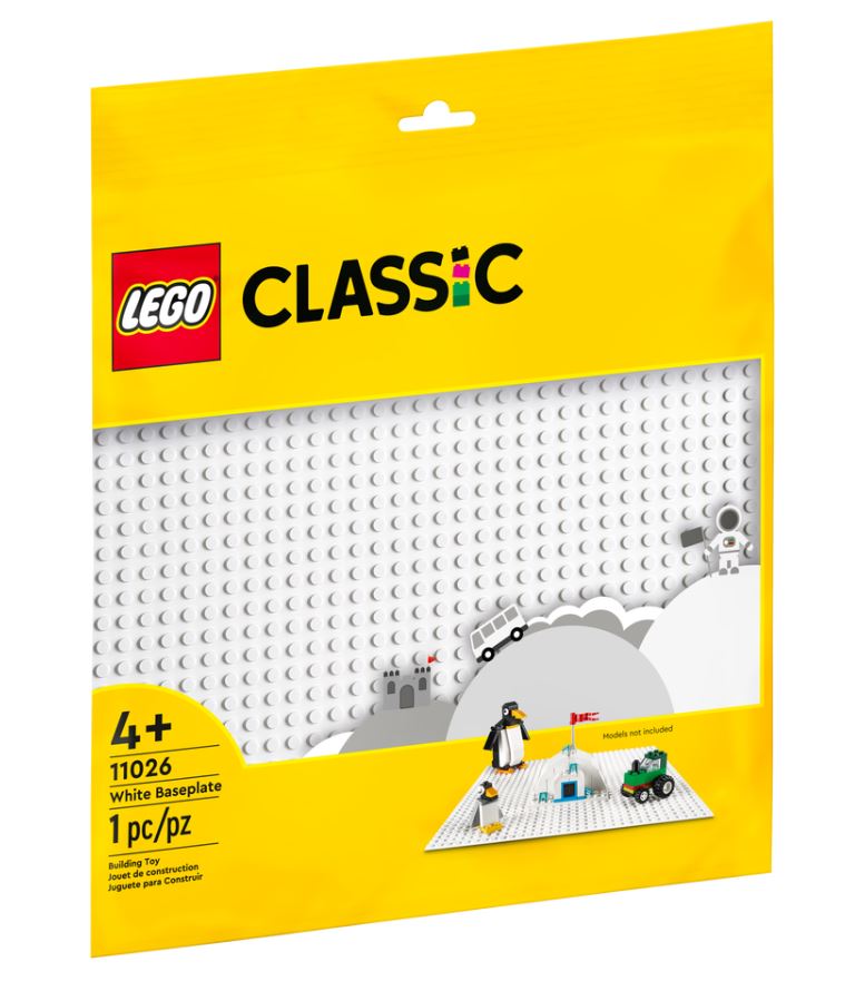 LEGO CLASSIC - WHITE BASEPLATE #11026