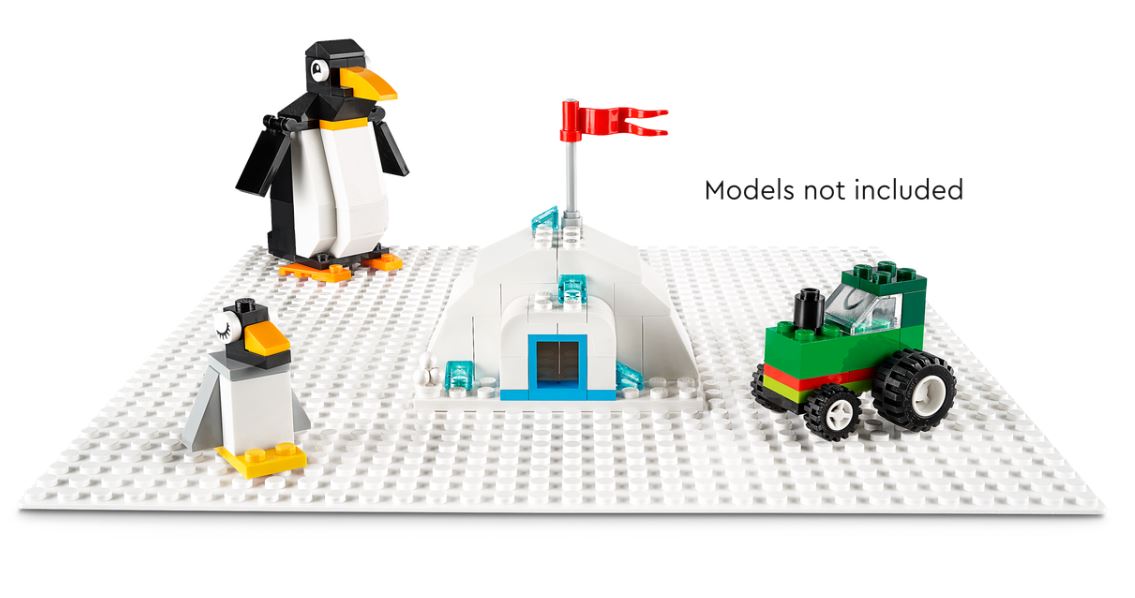 LEGO CLASSIC - WHITE BASEPLATE #11026
