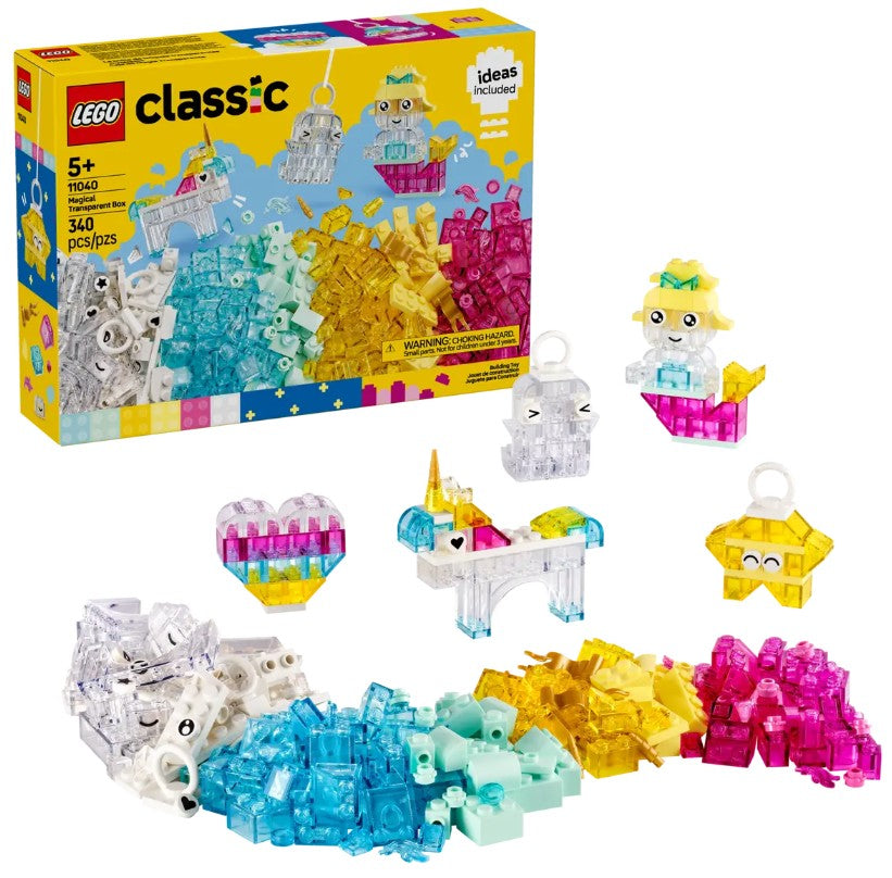 LEGO CLASSIC - CREATIVE TRANSPARENT BRICKS #11040