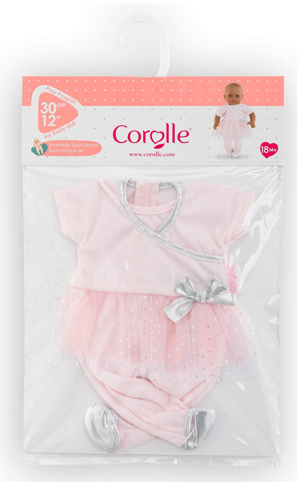 COROLLE - DOLL CLOTHES - PINK DANCE OUTFIT 12" (30CM)