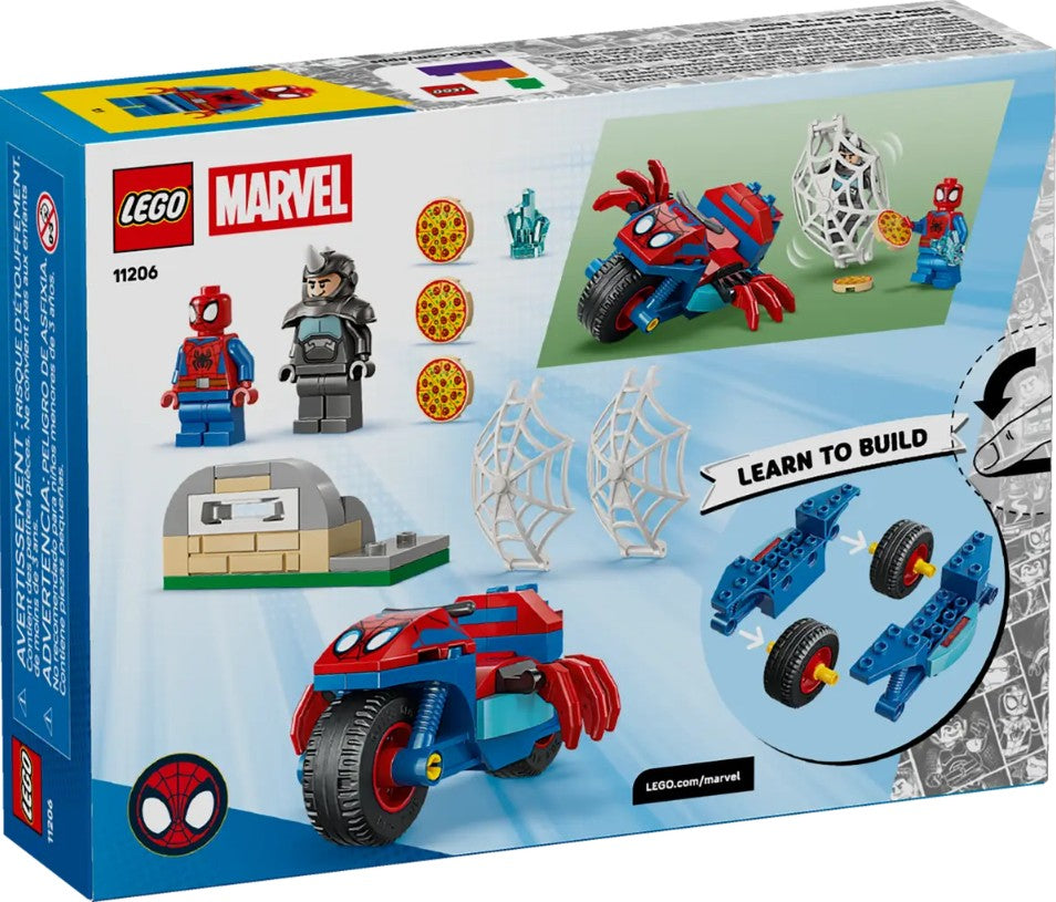 LEGO MARVEL - SPIDER-MAN ON HIS BIKE VS. RHINO #11206
