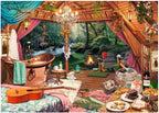 RAVENSBURGER JIGSAW PUZZLE 500 LARGE PIECES - COZY GLAMPING #12000825