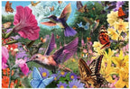 RAVENSBURGER JIGSAW PUZZLE 200 PIECES XL - HUMMINGBIRDS AND BUTTERFLIES #12001369