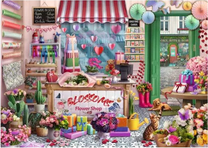 RAVENSBURGER CASSE-TÊTE 1000 PIÈCES - FLEURISTE BLOSSOMS #12001727