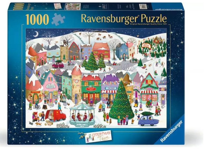 RAVENSBURGER CASSE-TÊTE 1000 PIÈCES - LA VILLE DE NOËL ENCHANTERESSE #12001758