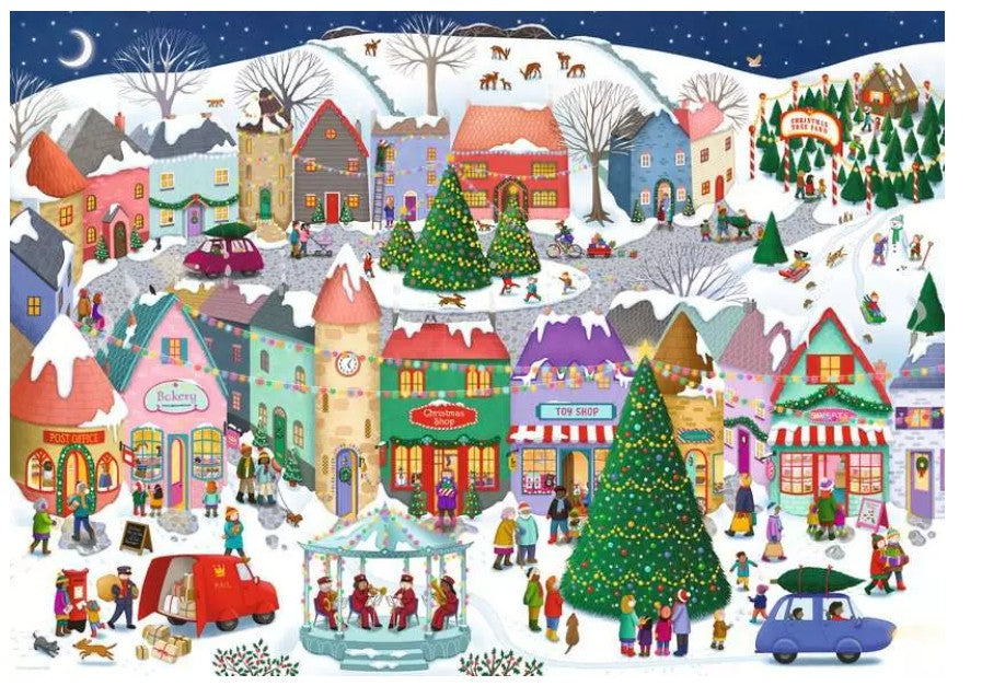 RAVENSBURGER CASSE-TÊTE 1000 PIÈCES - LA VILLE DE NOËL ENCHANTERESSE #12001758