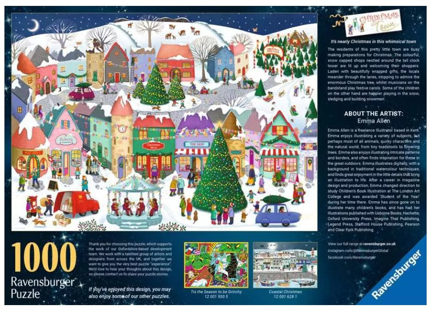 RAVENSBURGER CASSE-TÊTE 1000 PIÈCES - LA VILLE DE NOËL ENCHANTERESSE #12001758