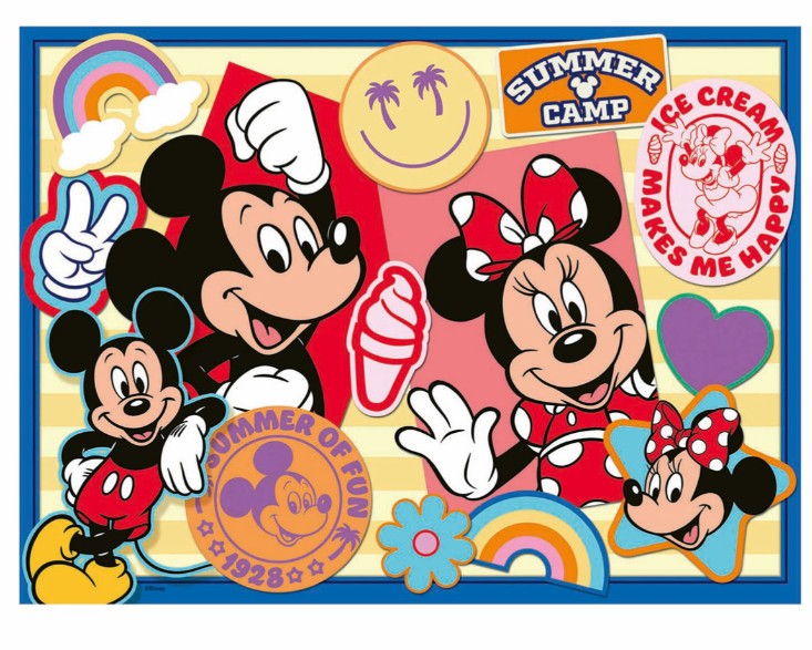 RAVENSBURGER CASSE-TÊTE 200 PIÈCES XXL - MICKEY ET MINNIE DISNEY #12004136