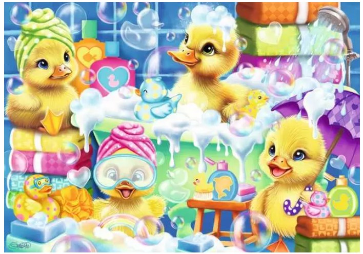 RAVENSBURGER CASSE-TÊTE 35 PIÈCES - PETITS CANARDS DE BAIN #12004299