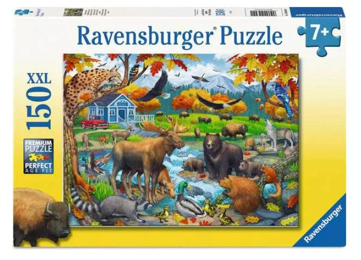RAVENSBURGER CASSE-TÊTE 150 PIÈCES XXL - RASSEMBLEMENT DE LA FAUNE #12004304