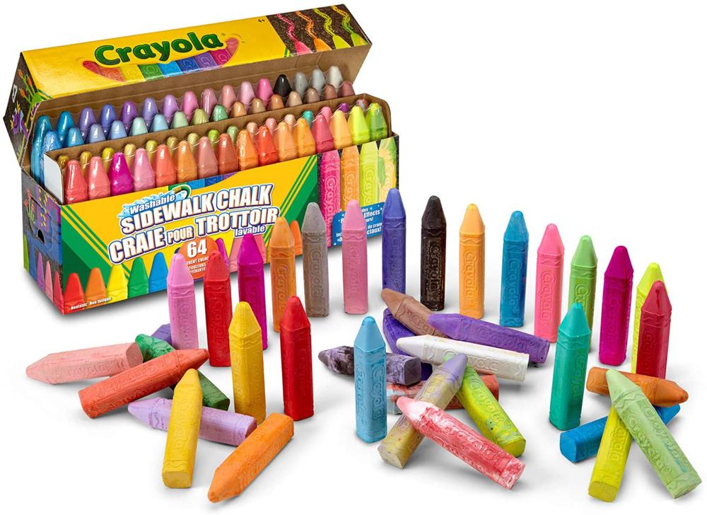 CRAYOLA - 64 Count Sidewalk Chalk