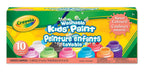 CRAYOLA - 10 BOUTEILLES PEINTURE LAVABLE NÉON