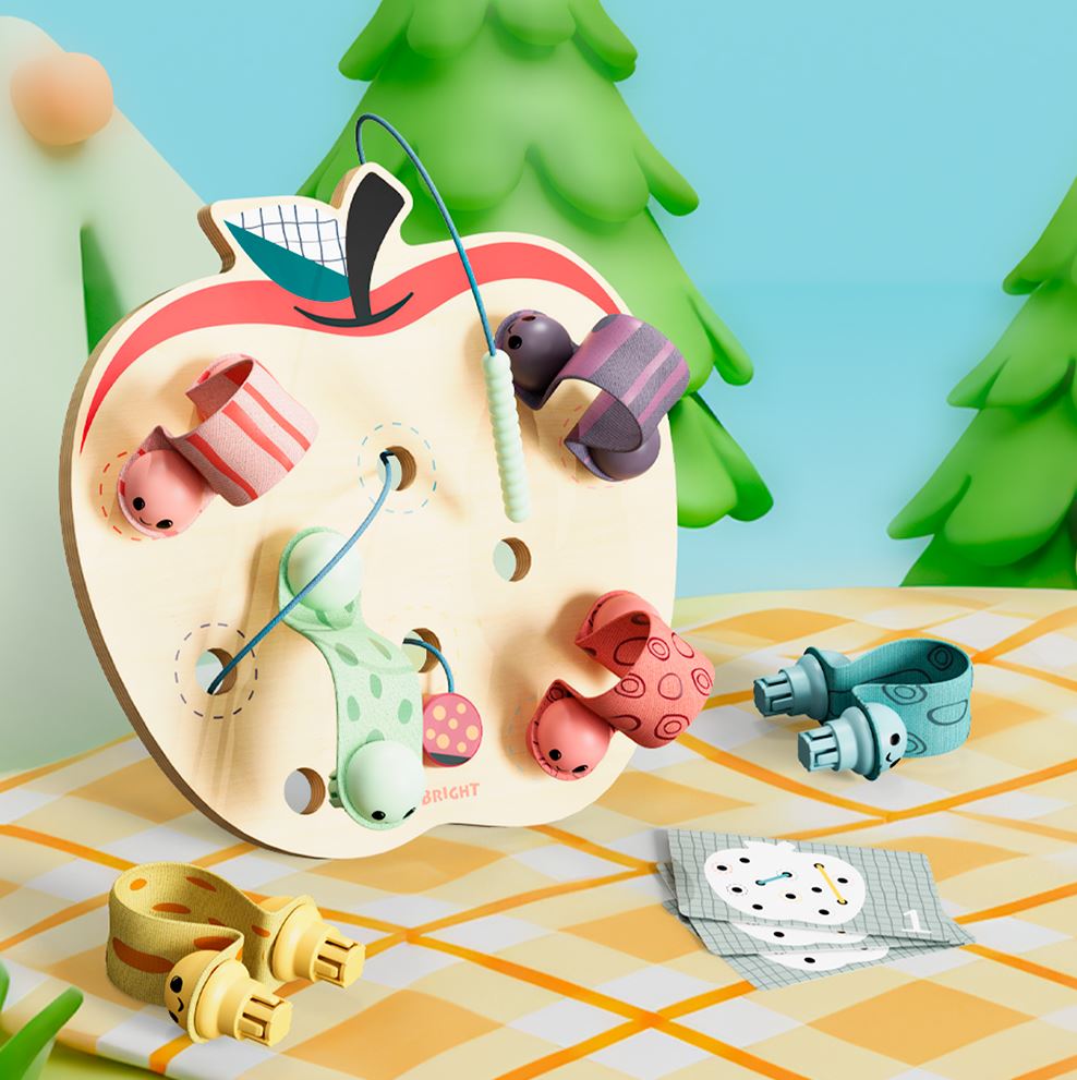 TOP BRIGHT - JEU VERS DE POMME