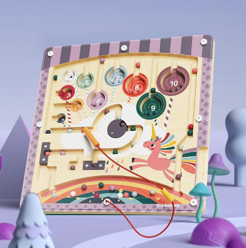 JEU TOP BRIGHT - LABYRINTHE LICORNE FANTAISIE