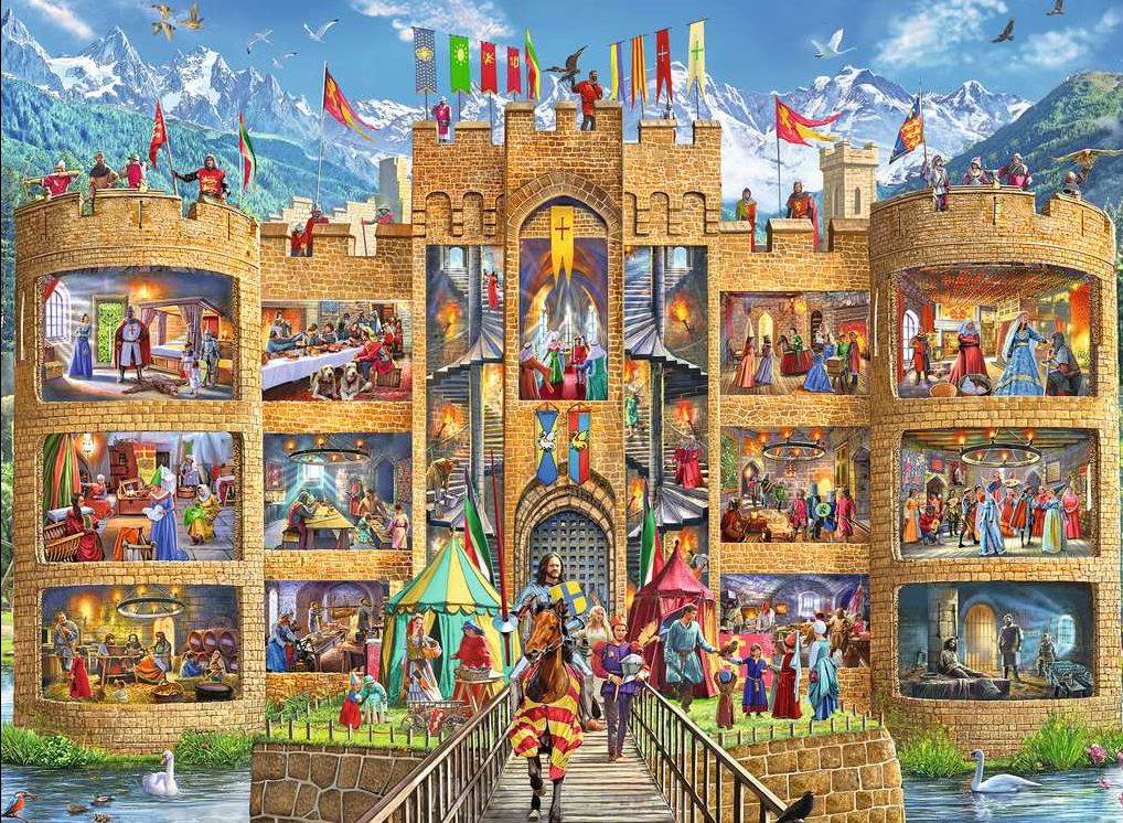 RAVENSBURGER CASSE-TÊTE 150 PIÈCES XXL - BIENVENUE CHÂTEAU DES CHEVALIERS #12919